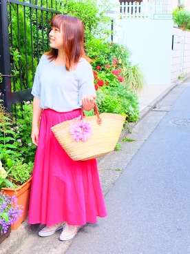 おきみ。さん（レディース・158cm）の春コーディネート