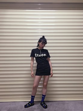 「Acne Studios（アクネストゥディオズ）のアイテム（サンダル）」を使った、ワンリンさん（レディース・160cm）の秋コーディネート