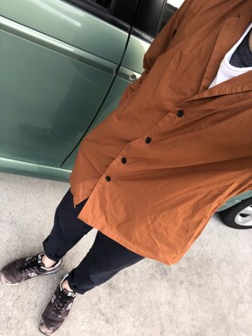 「Hub&Spoke（ハブアンドスポーク）のアイテム」を使った、ばっしーさん（メンズ・160cm）の春コーディネート