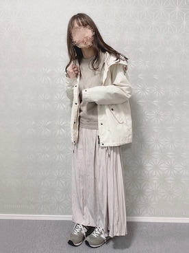 「LOGOS（ロゴス）のアイテム（ジャケット/アウター）」を使った、ameさん（レディース・149cm）の春コーディネート