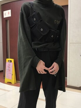 「Gosha Rubchinskiy（ゴーシャラブチンスキー）のアイテム（スウェット）」を使った、rky®さん（メンズ・165cm）の秋コーディネート