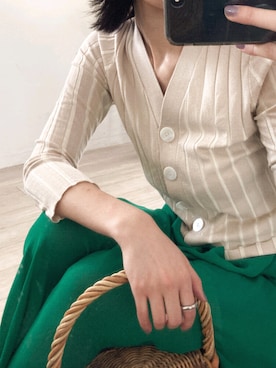 「ISABEL MARANT（イザベルマラン）のアイテム（スカート）」を使った、TORRAZZODONNA_yamaさん（レディース・165cm）の春コーディネート