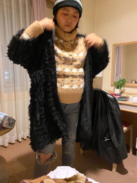 「新宿高島屋」｜姫👸さん（レディース・154cm）の冬コーディネート