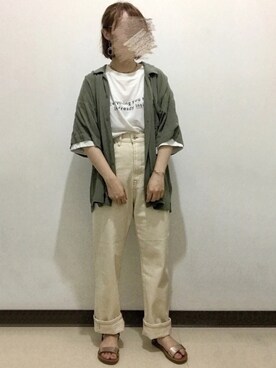 ビ﹏台湾人日本在住さん（レディース・152cm）の夏コーディネート