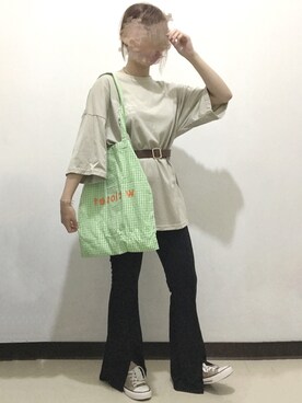 ビ﹏台湾人日本在住さん（レディース・152cm）の夏コーディネート