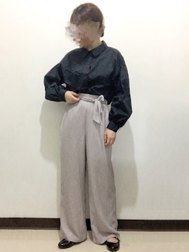 ビ﹏台湾人日本在住さん（レディース・152cm）の秋コーディネート