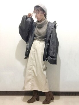 ビ﹏台湾人日本在住さん（レディース・152cm）の冬コーディネート