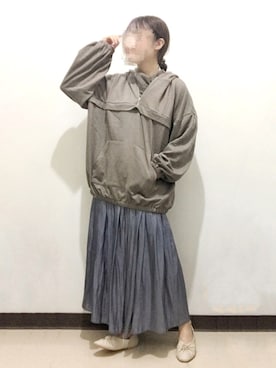 「rps（アールピーエス）のアイテム（パーカー）」を使った、ビ﹏台湾人日本在住さん（レディース・152cm）の冬コーディネート
