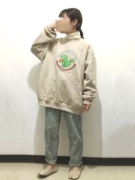 ビ﹏台湾人日本在住さん（レディース・152cm）の冬コーディネート