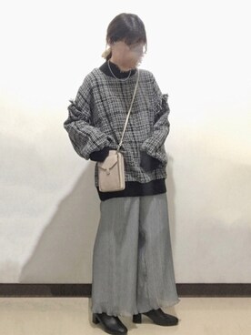 ビ﹏台湾人日本在住さん（レディース・152cm）の冬コーディネート