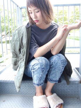 Miyu Yamaokaさん（レディース・162cm）の秋コーディネート