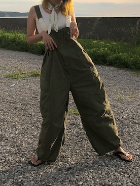 「WISM（ウィズム）のアイテム」を使った、hinakoさん（レディース・164cm）の夏コーディネート