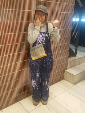 「and wander（アンドワンダー）のアイテム」を使った、yamaayuさん（レディース・151cm）の冬コーディネート