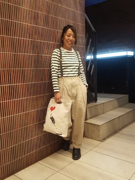 「D.M.G.（ドミンゴ）のアイテム」を使った、yamaayuさん（レディース・151cm）の冬コーディネート