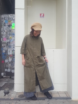 「NOL（ノル）のアイテム」を使った、yamaayuさん（レディース・151cm）の夏コーディネート