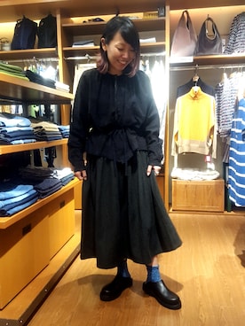 「rasox（ラソックス）のアイテム（レッグウェア）」を使った、yamaayuさん（レディース・151cm）の夏コーディネート