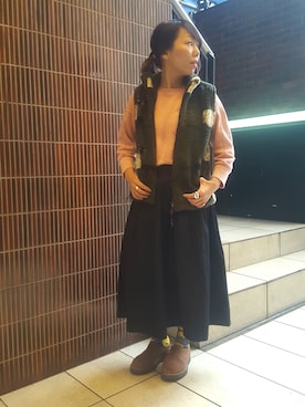 「Happy Socks（ハッピーソックス）のアイテム」を使った、yamaayuさん（レディース・151cm）の秋コーディネート