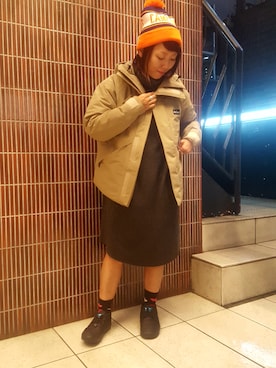 「Happy Socks（ハッピーソックス）のアイテム」を使った、yamaayuさん（レディース・151cm）の秋コーディネート