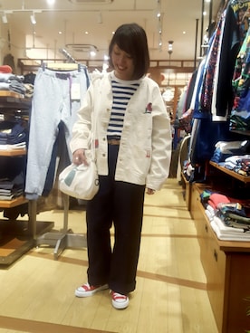 「D.M.G.（ドミンゴ）のアイテム」を使った、yamaayuさん（レディース・151cm）の冬コーディネート