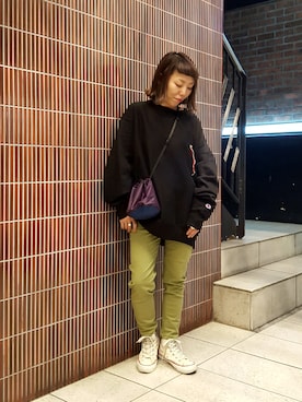 「BURLAP OUTFITTER（バーラップアウトフィッター）のアイテム」を使った、yamaayuさん（レディース・151cm）の冬コーディネート