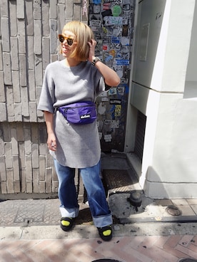 「RAEN（レイン）のアイテム」を使った、yamaayuさん（レディース・151cm）の春コーディネート