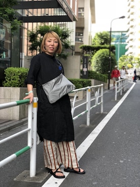 「Chaco（チャコ）のアイテム」を使った、yamaayuさん（レディース・151cm）の春コーディネート