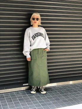 「RAEN（レイン）のアイテム」を使った、yamaayuさん（レディース・151cm）の夏コーディネート