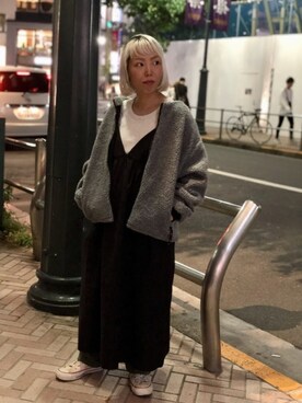 「BEAVER（ビーバー）のアイテム（ジャケット/アウター）」を使った、yamaayuさん（レディース・151cm）の秋コーディネート