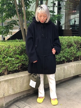 「MANASTASH（マナスタッシュ）のアイテム（レッグウェア）」を使った、yamaayuさん（レディース・151cm）の秋コーディネート