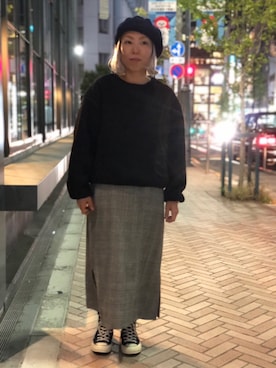 「GRANDMA MAMA DAUGHTER（グランマママドーター）のアイテム」を使った、yamaayuさん（レディース・151cm）の秋コーディネート