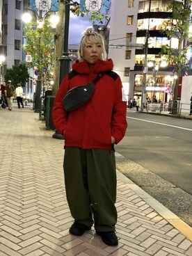 yamaayuさんの「THE NORTH FACE/ザ・ノースフェイス　Nuptse Bootie WP V Short ヌプシブーティーウォータープルーフ Ⅵ ショート NF51874」を使ったコーディネート