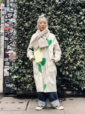 「BEAVER（ビーバー）のアイテム（バッグ）」を使った、yamaayuさん（レディース・151cm）の秋コーディネート