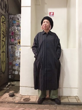 「URVIN（アービン）のアイテム」を使った、yamaayuさん（レディース・151cm）の冬コーディネート