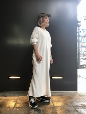 「URVIN（アービン）のアイテム」を使った、yamaayuさん（レディース・151cm）の冬コーディネート