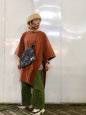 「and wander」｜yamaayuさん（レディース・151cm）の冬コーディネート
