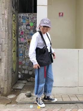 「is-ness（イズネス）のアイテム」を使った、yamaayuさん（レディース・151cm）の春コーディネート