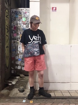 「and wander（アンドワンダー）のアイテム」を使った、yamaayuさん（レディース・151cm）の春コーディネート