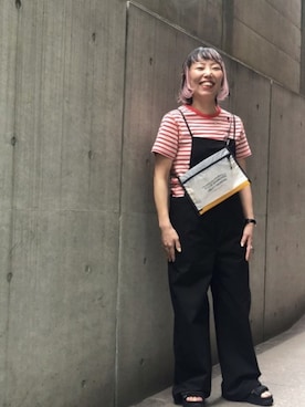 「and wander（アンドワンダー）のアイテム」を使った、yamaayuさん（レディース・151cm）の春コーディネート