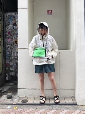 「Chaco（チャコ）のアイテム」を使った、yamaayuさん（レディース・151cm）の春コーディネート