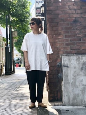 「IZIPIZI（イジピジ）のアイテム」を使った、yamaayuさん（レディース・151cm）の夏コーディネート