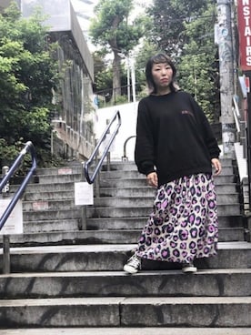 「BEAVER ORIGINAL（ビーバーオリジナル）のアイテム」を使った、yamaayuさん（レディース・151cm）の夏コーディネート