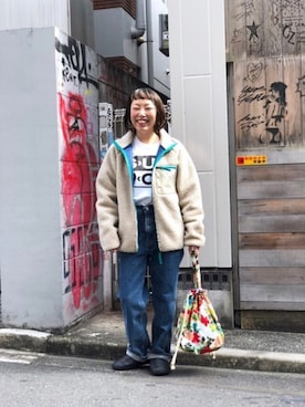 「SUB POP（サブポップ）のアイテム」を使った、yamaayuさん（レディース・151cm）の秋コーディネート