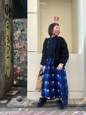 「BEAVER（ビーバー）のアイテム（ジャケット/アウター）」を使った、yamaayuさん（レディース・151cm）の秋コーディネート