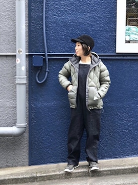 「and wander（アンドワンダー）のアイテム」を使った、yamaayuさん（レディース・151cm）の秋コーディネート