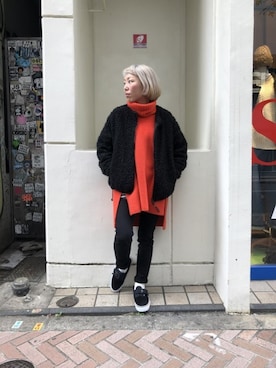 「BEAVER（ビーバー）のアイテム（ジャケット/アウター）」を使った、yamaayuさん（レディース・151cm）の冬コーディネート