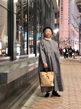 「JEMORGAN（ジェーイーモーガン）のアイテム」を使った、yamaayuさん（レディース・151cm）の冬コーディネート