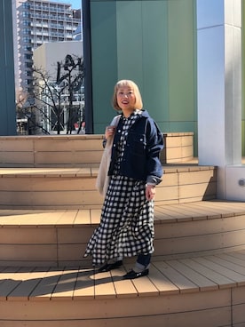 「URVIN（アービン）のアイテム」を使った、yamaayuさん（レディース・151cm）の冬コーディネート