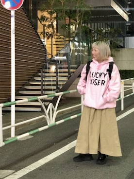 「GREGORY（グレゴリー）のアイテム」を使った、yamaayuさん（レディース・151cm）の冬コーディネート