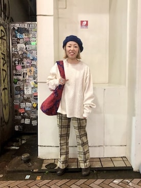 「CAL O LINE（キャルオーライン）のアイテム」を使った、yamaayuさん（レディース・151cm）の春コーディネート