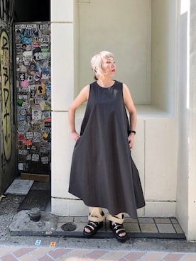 「URVIN（アービン）のアイテム」を使った、yamaayuさん（レディース・151cm）の春コーディネート